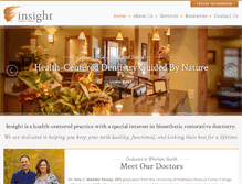 Tablet Screenshot of insightdental.com